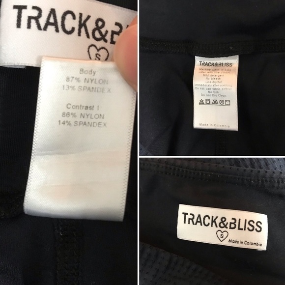 Track & Bliss Black Cut Out Leggings Pants Small - Picture 8 of 8